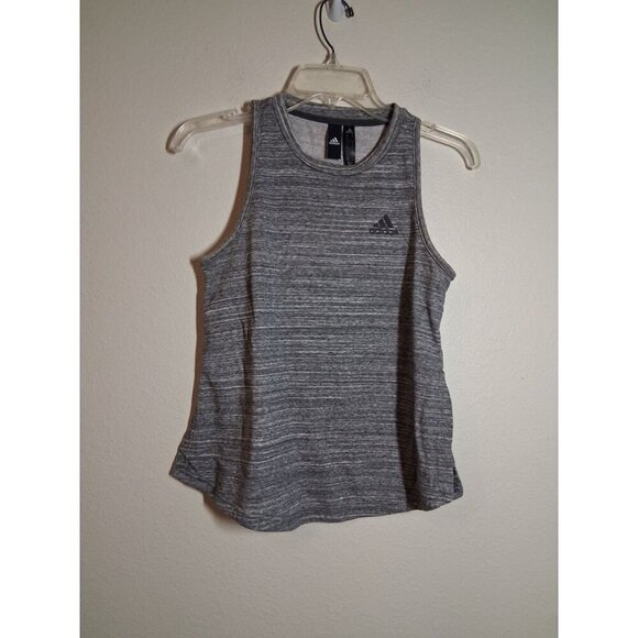 Adidas Tops - Adidas Tank Top Workout Activewear Gym Athletic Running Gray Women's Size XS